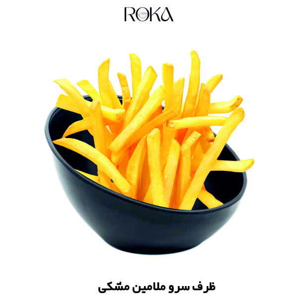 ظرف سرو ملامین مشکی