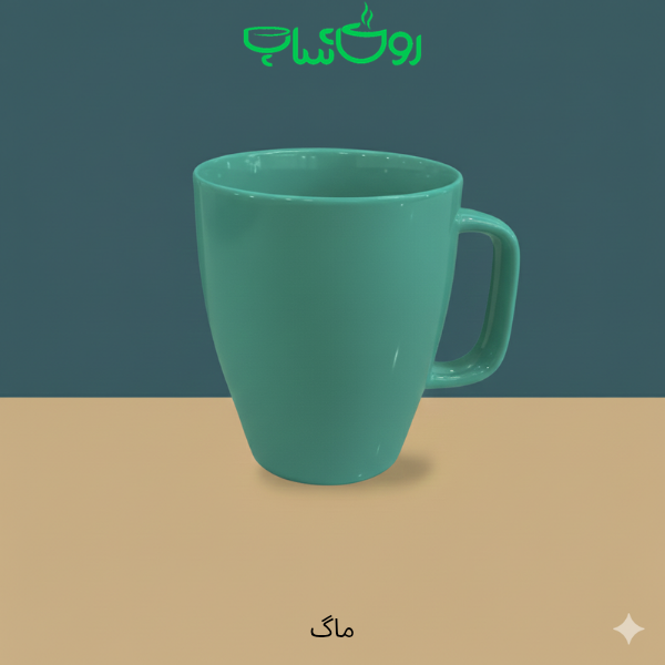 ماگ دسته دار سبز کد۱