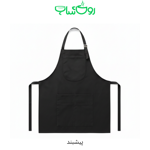 پیشبند کتان مشکی